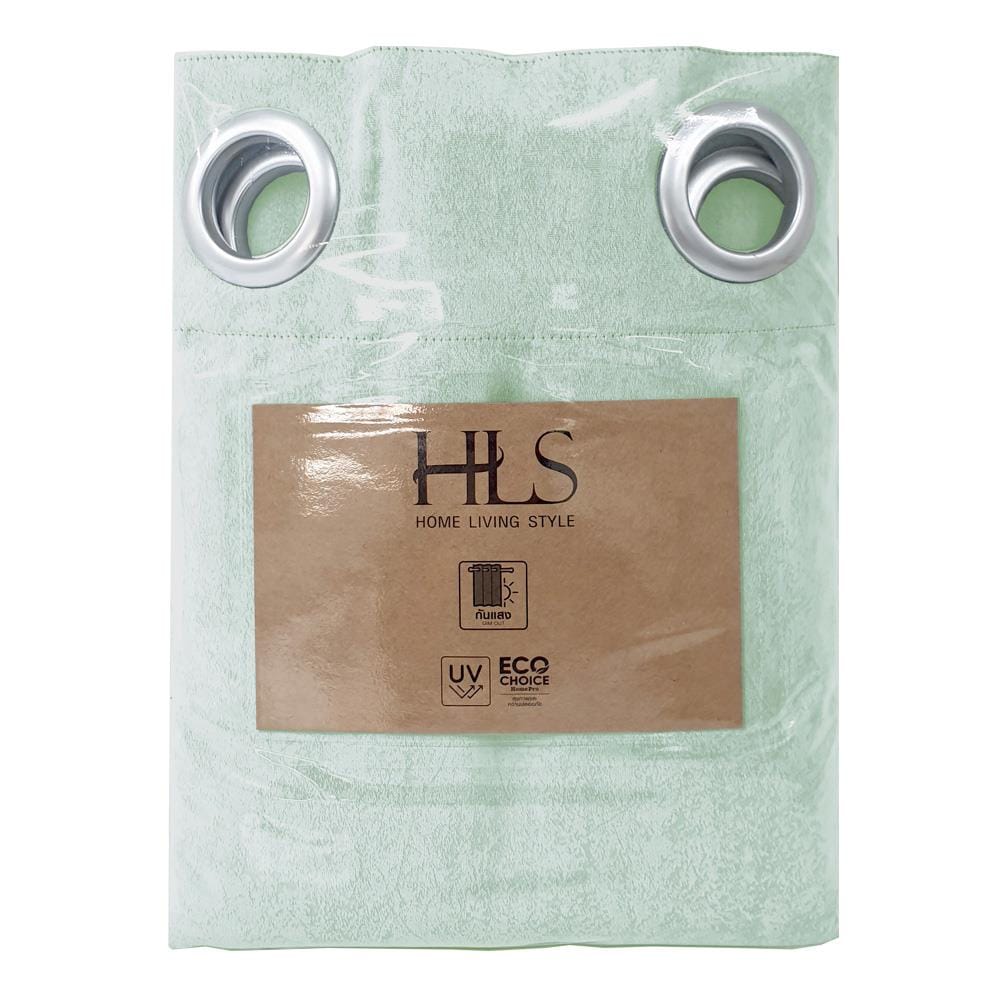 HOME LIVING STYLE CURTAIN EYELET NOAH 180X250CM GREEN