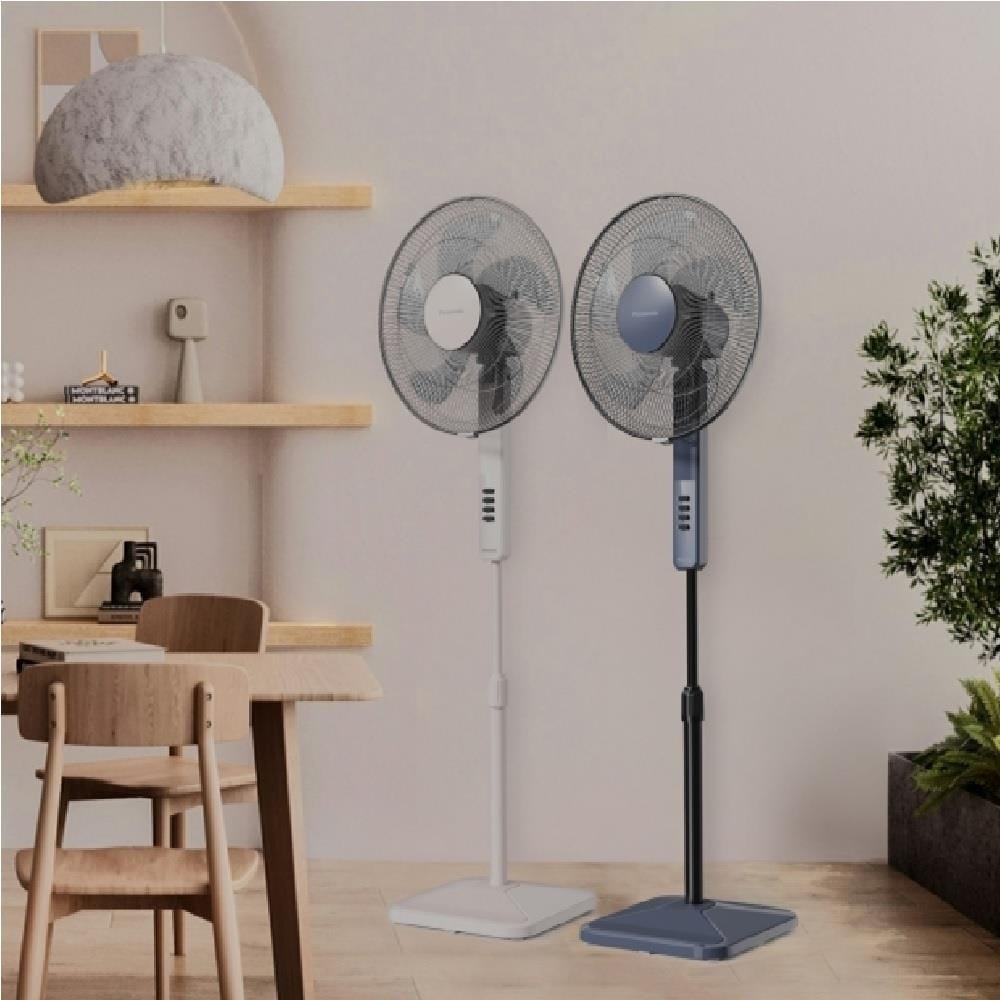 PANASONIC STAND FAN F-MX40JVBBH 16" 56W 5BLADES 3SPEED MIDNIGHT BLUE