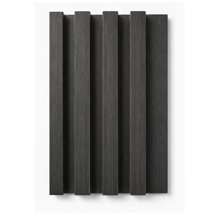 ECOCLASS WALL LINE 300X15X1.8CM PVC-A7 EBONY 0.45M2