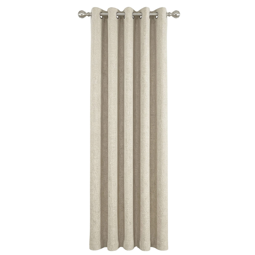 HOME LIVING STYLE CURTAIN EYELET OLIVER 180X250CM BROWN
