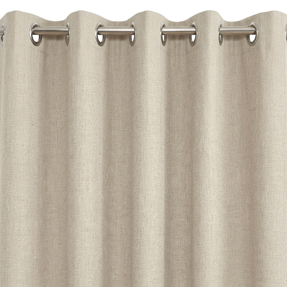 HOME LIVING STYLE CURTAIN EYELET OLIVER 180X250CM BROWN