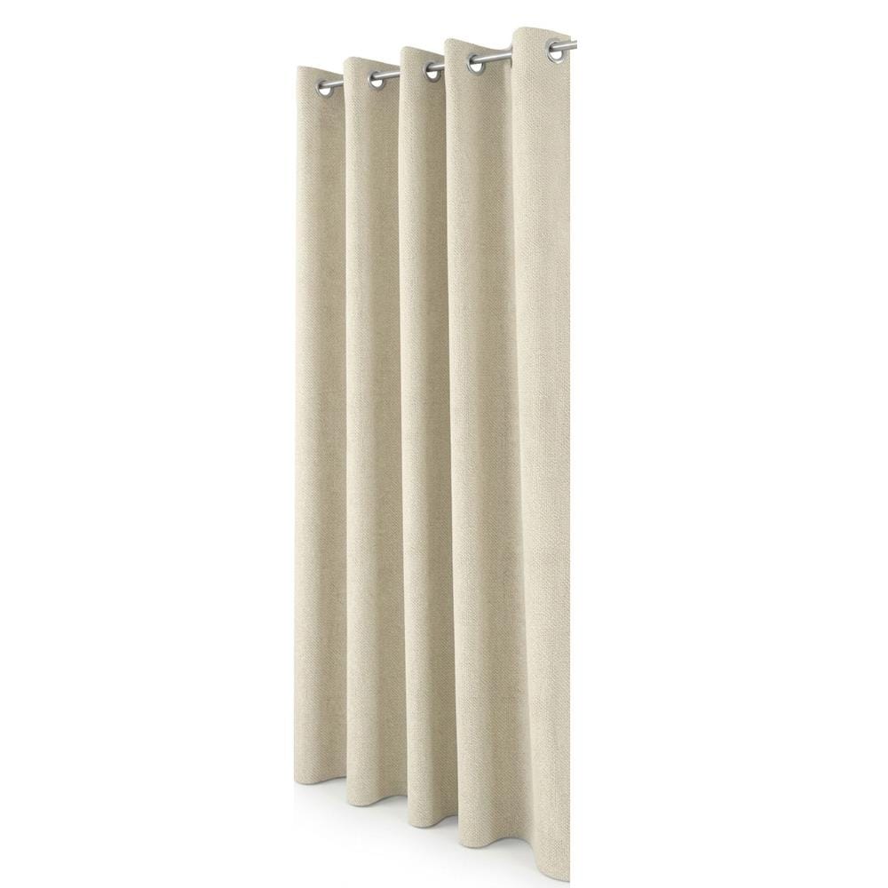 HOME LIVING STYLE CURTAIN EYELET OLIVER 180X250CM BROWN