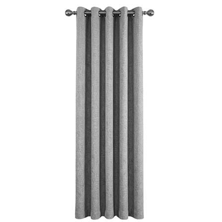 HOME LIVING STYLE BLACK OUT CURTAIN EYELET OLIVER 180X250CM GRAY