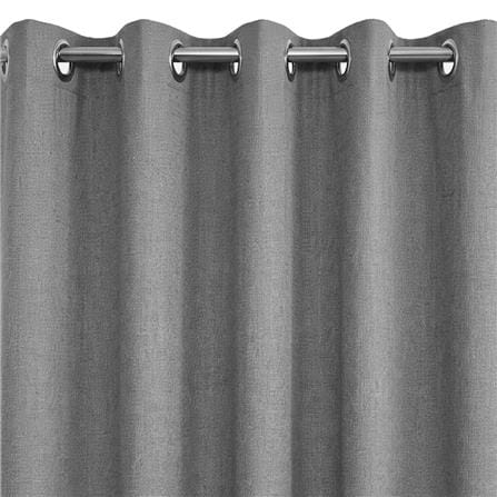 HOME LIVING STYLE BLACK OUT CURTAIN EYELET OLIVER 180X250CM GRAY