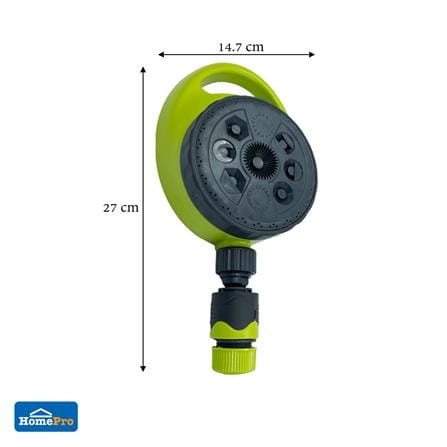 ADJUSTABLE GROUND-BASED SPRINKLER WITH CONNECTOR SPRING PL-8FL-12