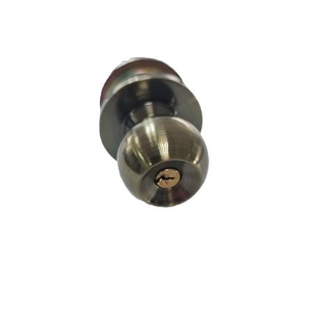 AMAN ENTRANCE KNOB V-5871AB ANTIQUE BRASS