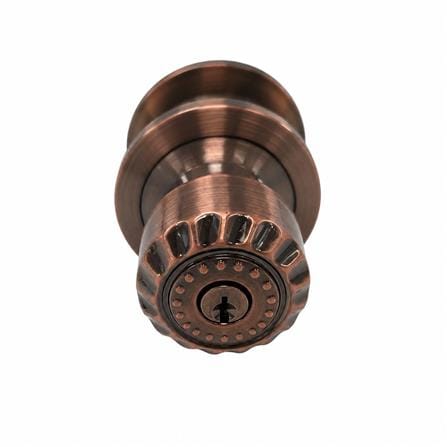 AMAN ENTRANCE KNOB V-5598AC ANTIQUE COPPER