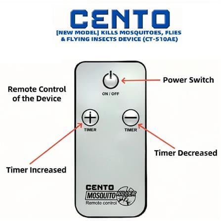 CENTO INSECT KILLER LED UV LAMP WITH REMOVE CT510AE