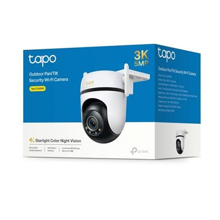 TP-LINK OUTDOOR PAN/TILT WI-FI HOME SECURITY CAMERA C530WS WHITE