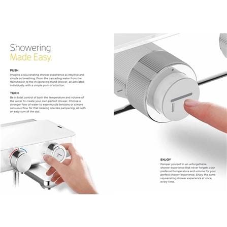 AMERICAN STANDARD SIGNATURE RAINSHOWER SYSTEM FFAS1722-709500BC0 CHROME