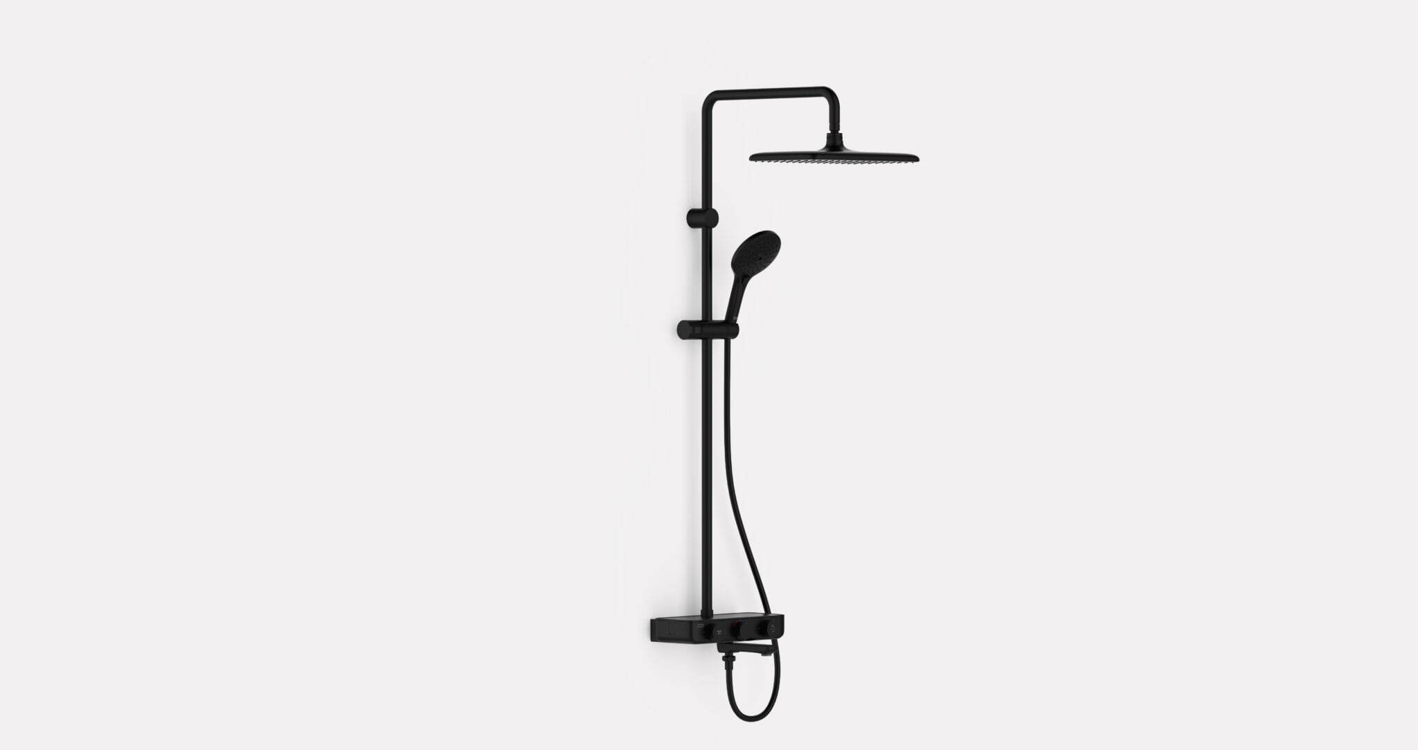 AMERICAN STANDARD EASYSET RAIN SHOWER FFAS4956-601440BF0 MATTE BLACK