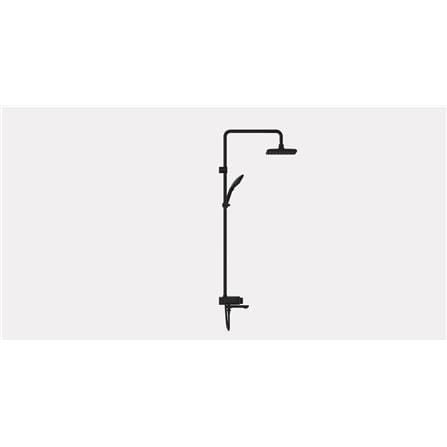 AMERICAN STANDARD EASYSET RAIN SHOWER FFAS4956-601440BF0 MATTE BLACK