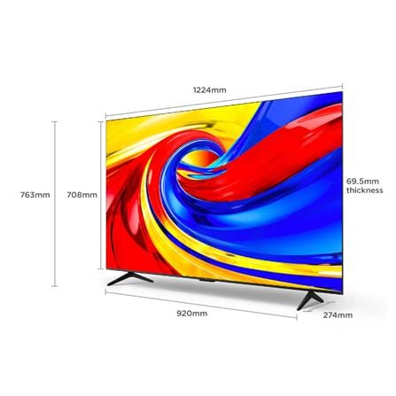 TCL 55-INCH 4K QLED GOOGLE TV DOLBY VISION DOLBY ATMOS 55P7L