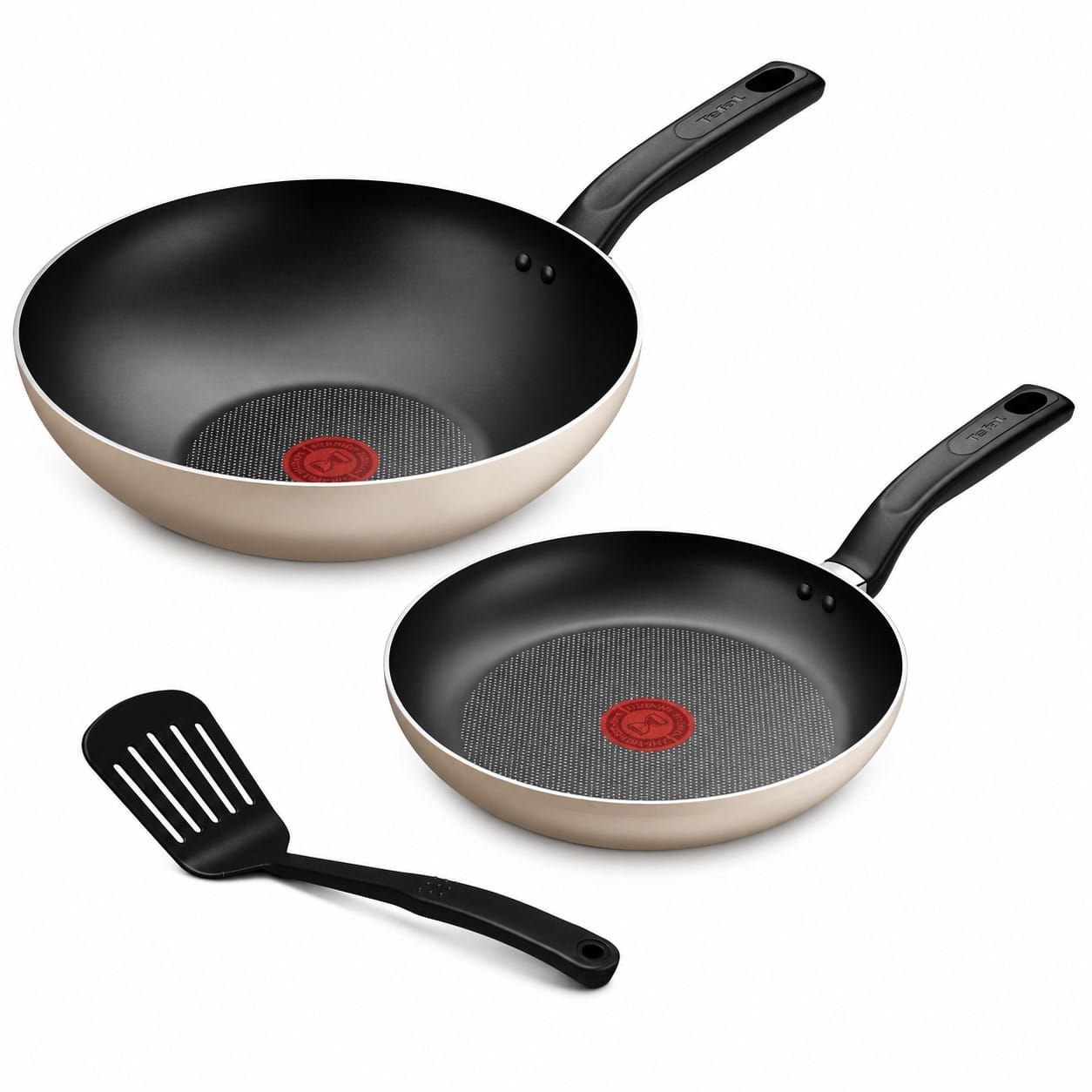 TEFAL COOKWARE CRISTALIA 3PC SET (WP28, FP22, SPATULA) -B515S395