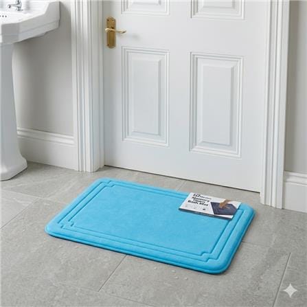 MONTEX MEMORY FOAM BATHMAT 40X60CM MTMF4060 BLUE