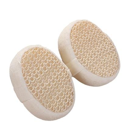 COSSY PLUS LOOFAH BATH WITH SPONGE C-7203 LIGHT BEIGE