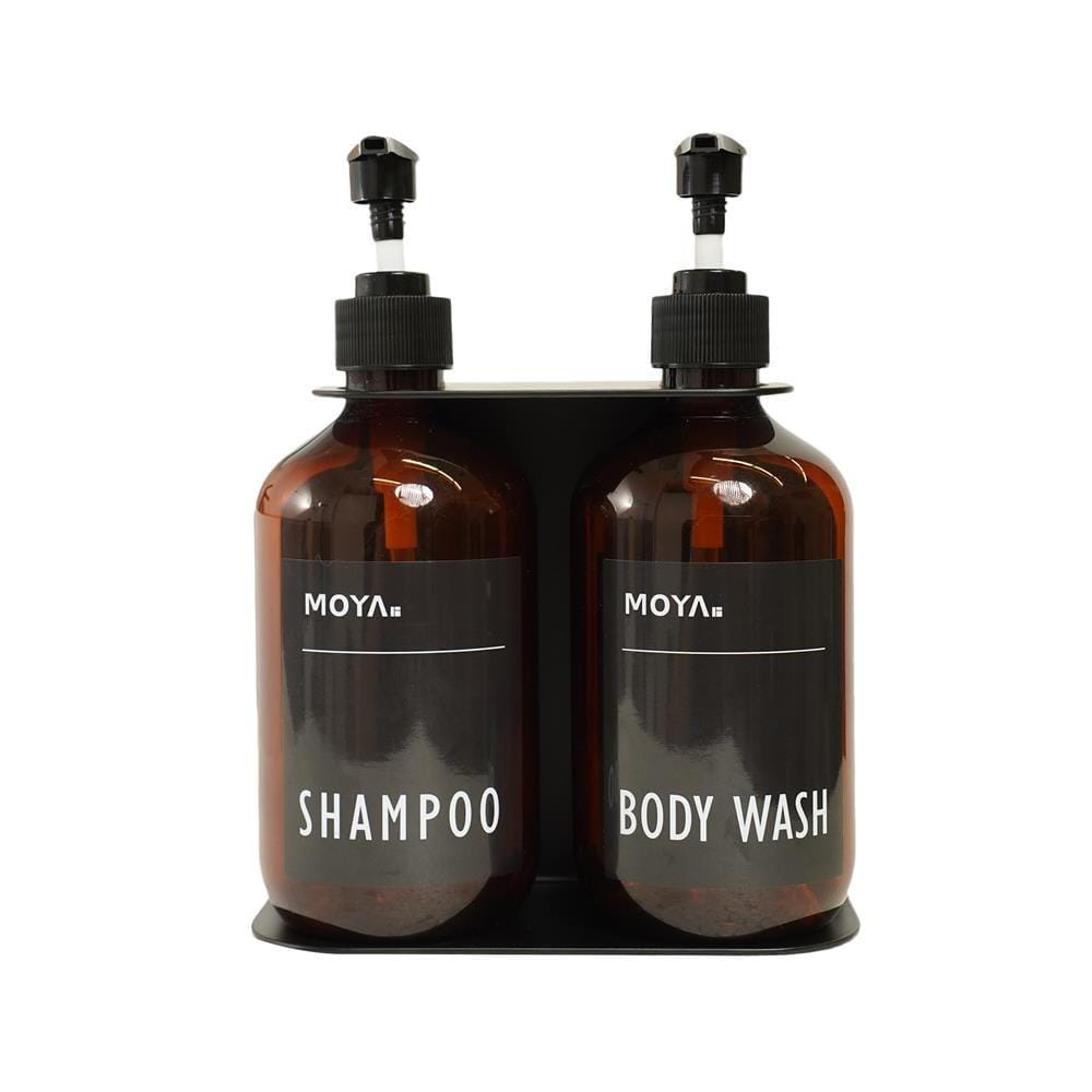 MOYA SOAP DISPENSER SET ABS-SS201 ZZQ1232 BLACK