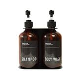 MOYA SOAP DISPENSER SET ABS-SS201 ZZQ1232 BLACK