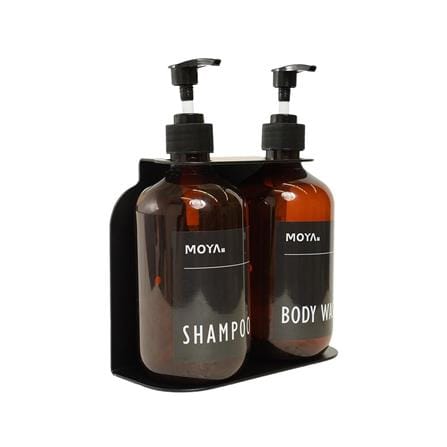 MOYA SOAP DISPENSER SET ABS-SS201 ZZQ1232 BLACK