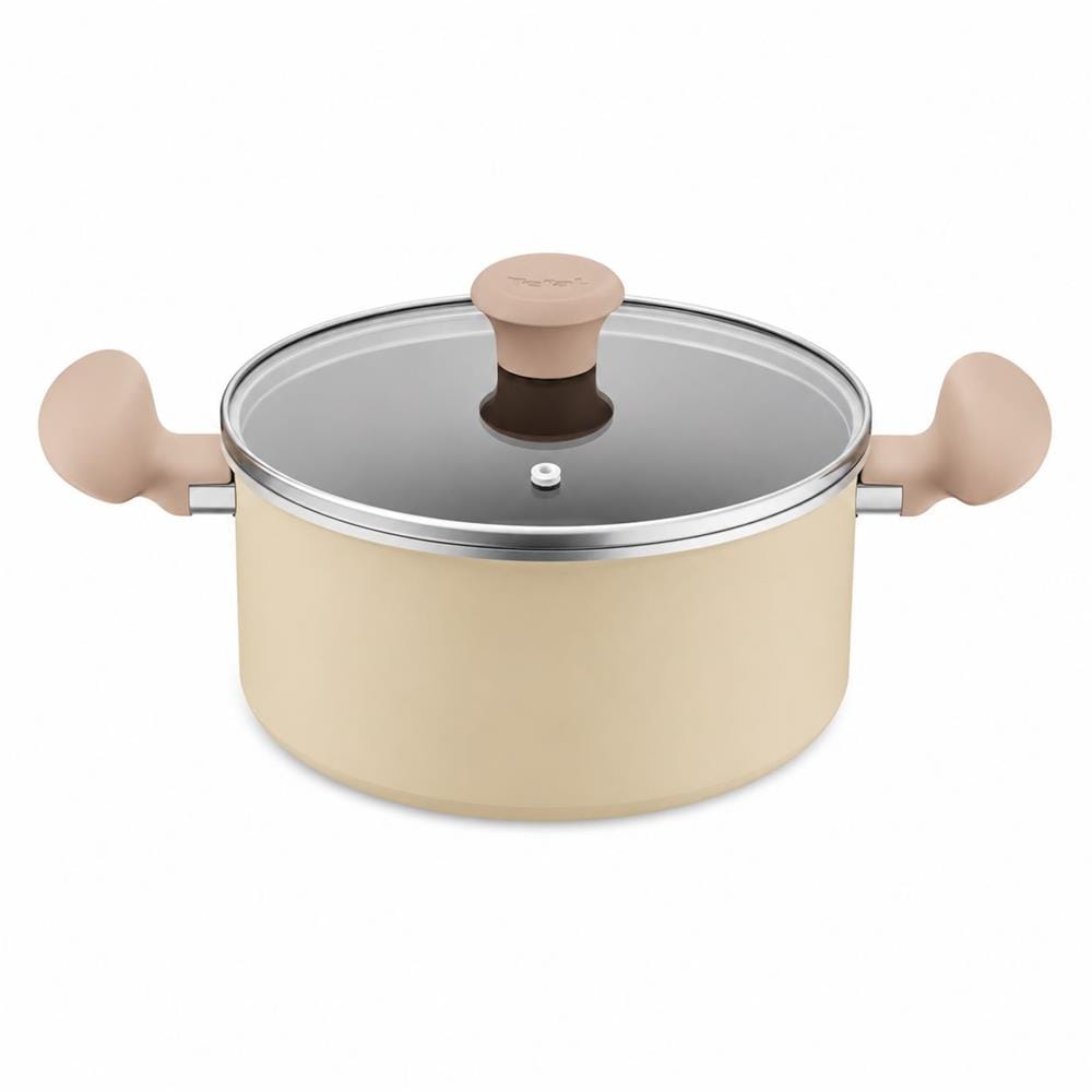 TEFAL DAISY STEWPOT 20CM WITH GLASS LID H0494424