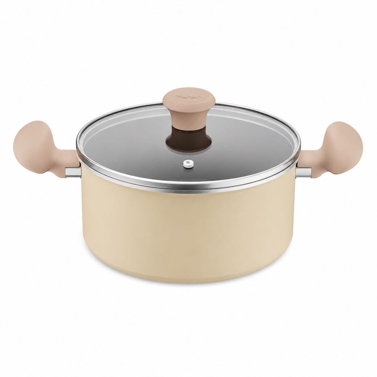 TEFAL DAISY STEWPOT 24CM WITH GLASS LID  -H04946