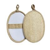 COSSY PLUS LOOFAH BATH SCRUBBER C-7205 LIGHT BEIGE