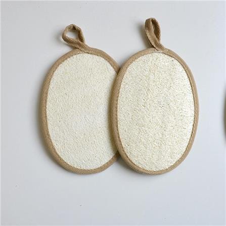 COSSY PLUS LOOFAH BATH SCRUBBER C-7205 LIGHT BEIGE