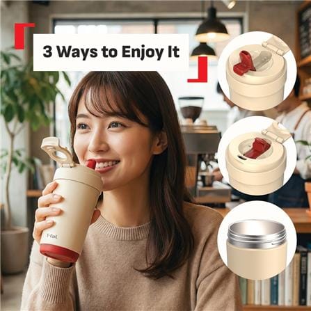 TEFAL COFFEE MUG TO GO 450ML -WHITE N2710313
