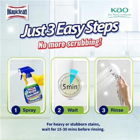 MAGICLEAN STAIN & MOLD LIGHT FLORAL TRIGGER 360ML