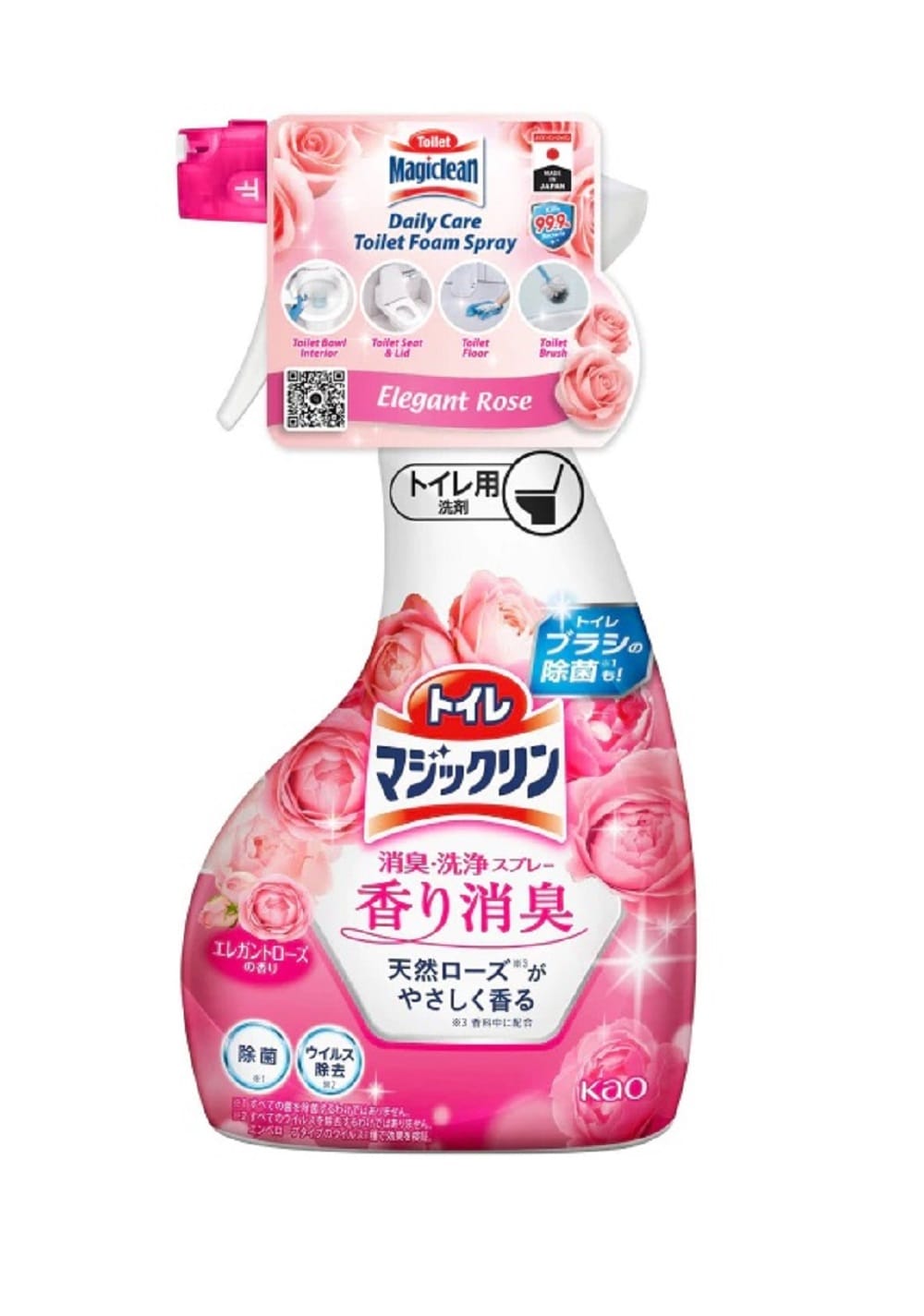 TOILET MAGICLEAN FOAM ROSE 350ML