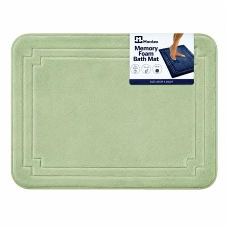 MONTEX MEMORY FOAM BATHMAT 40X60CM MTMF4060 GREEN