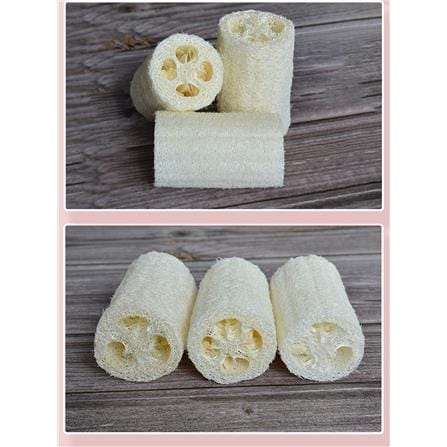 COSSY PLUS LOOFAH BATH SCRUBBER C-7204 LIGHT BEIGE