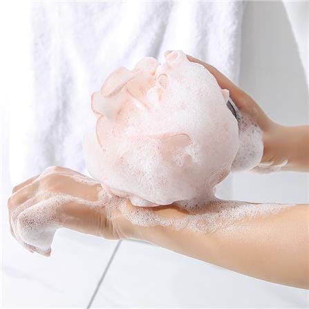 COSSY PLUS DUAL COLOR BATH BALL Y-2603 COLOUR RANDOM PICK