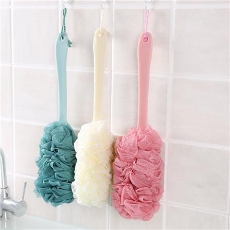 COSSY PLUS BATHBALL WITH PLASTIC HANDLE Y-2701 COLOUR RANDOM PICK