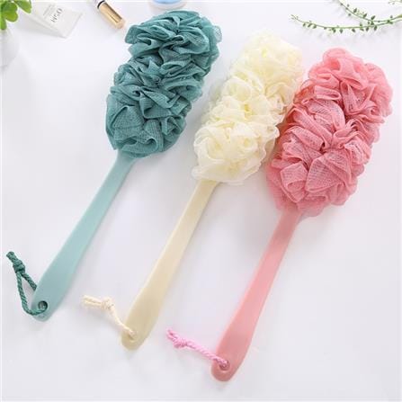 COSSY PLUS BATHBALL WITH PLASTIC HANDLE Y-2701 COLOUR RANDOM PICK