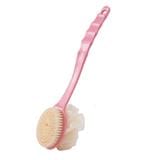 COSSY PLUS DOUBLE SIDE SCRUBBER WITH HANDLE Y-2702 COLOUR RANDOM PICK