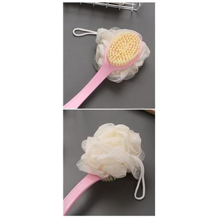 COSSY PLUS DOUBLE SIDE SCRUBBER WITH HANDLE Y-2702 COLOUR RANDOM PICK