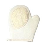 COSSY PLUS LOOFAH BATH GLOVES C-7209 LIGHT BEIGE