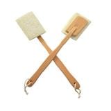 COSSY PLUS LOOFAH BATH WITH HANDLE S-4701 LIGHT BEIGE