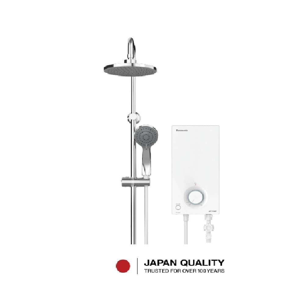 PANASONIC SHOWER HEATER DC PUMP WITH RAIN SHOWER DH-3VP1MWR WHITE