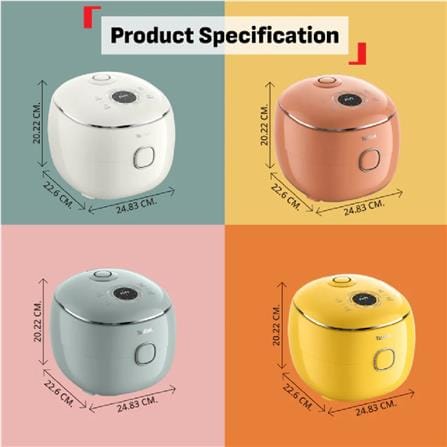 TEFAL MICROCOMPUTER RICE COOKER RK535AY1 350W 0.7L RISE