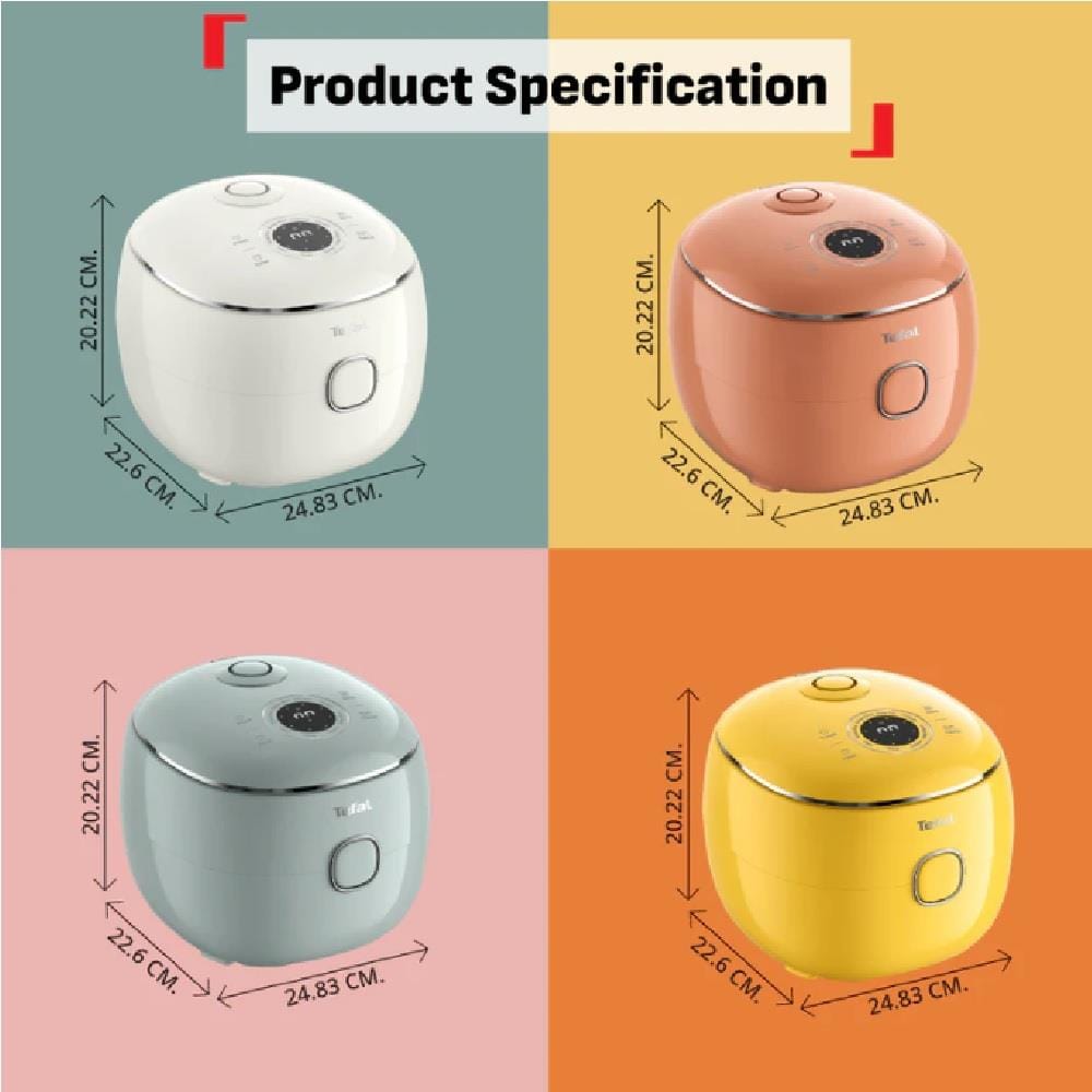 TEFAL MICROCOMPUTER RICE COOKER RK5352Y1 350W 0.7L NEST