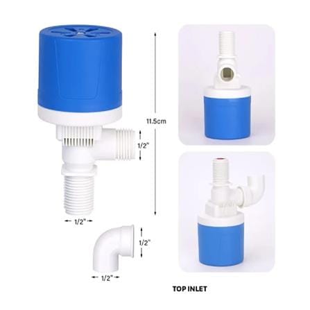 MECO AUTO CONTROL FLOAT BALL VALVE 1/2" TOP INLET