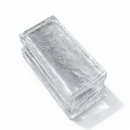 JING HUA GLASS BLOCK 20X10X5CM CRYSTAL-BY