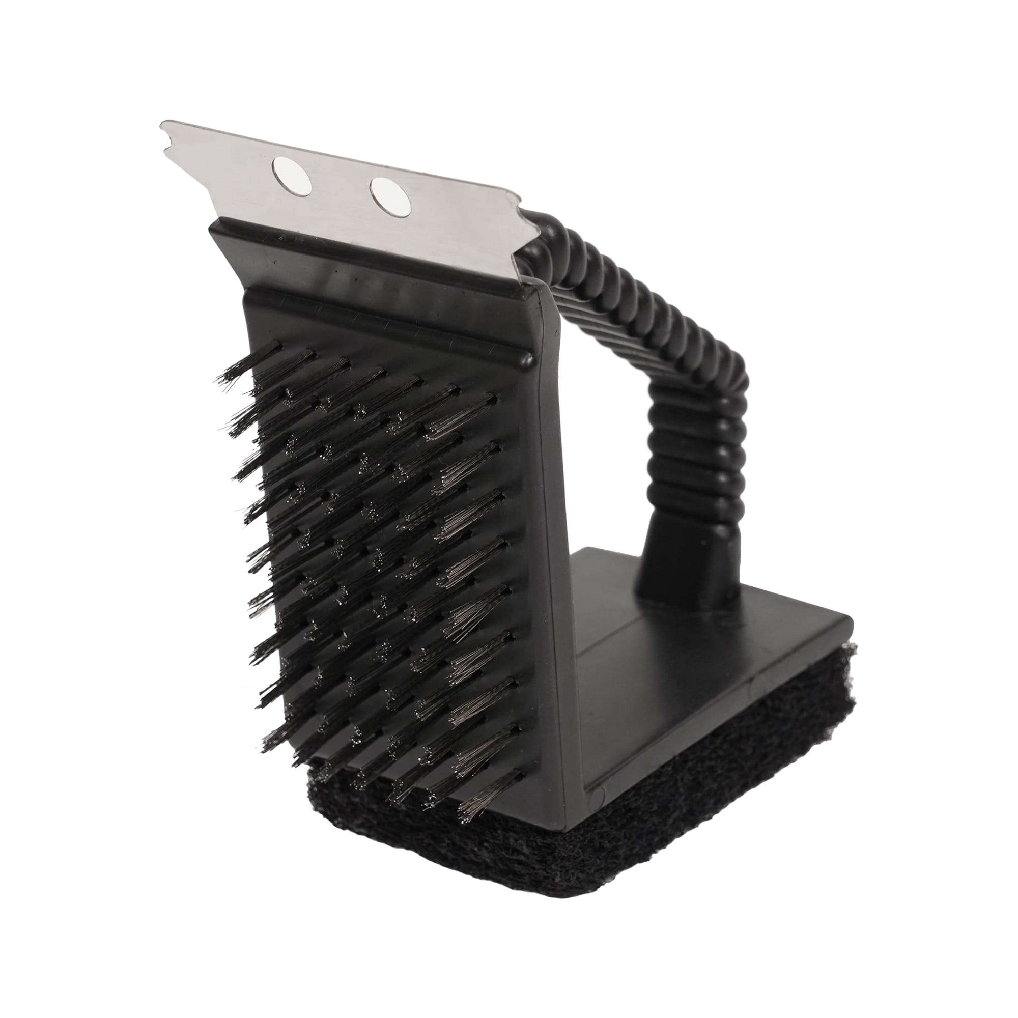 3-IN-1 GRILL BRUSH AND SCRAPER SPRING XPLOR