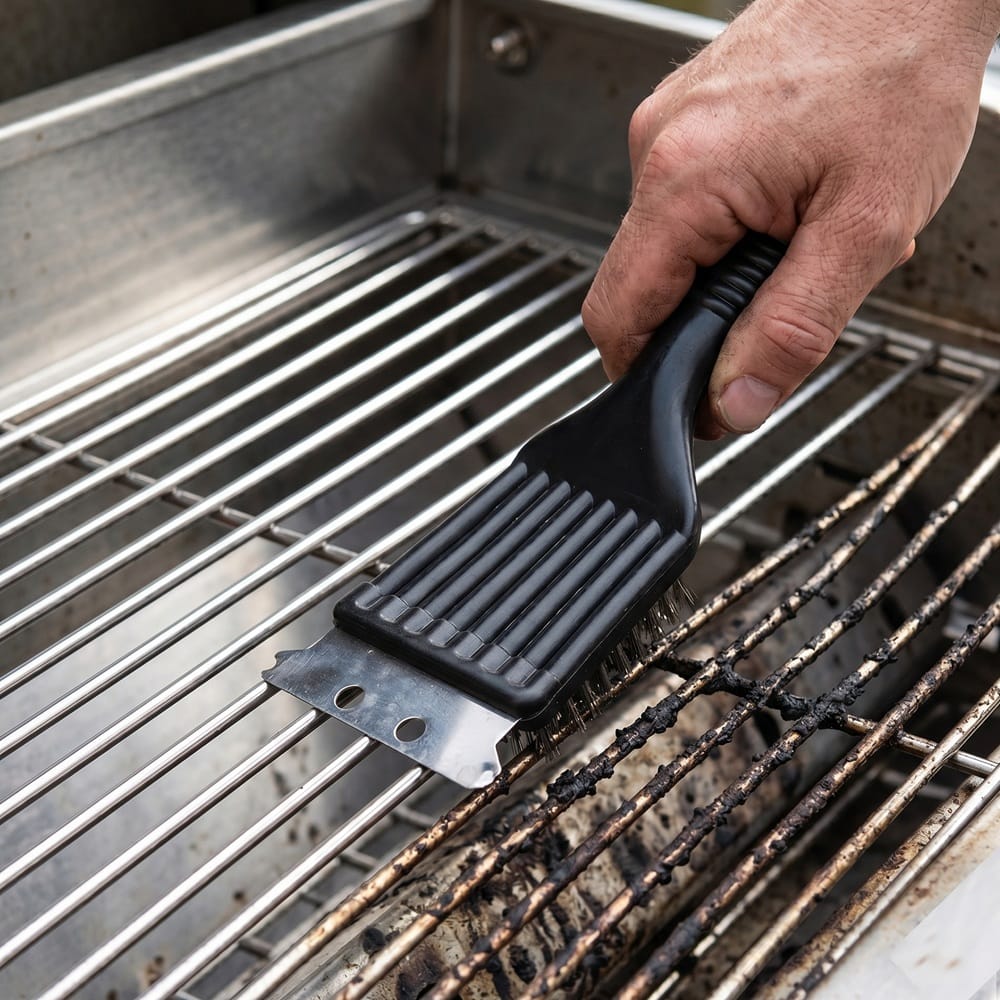 GRILL BRUSH AND SCRAPER SPRING XPLOR 8IN
