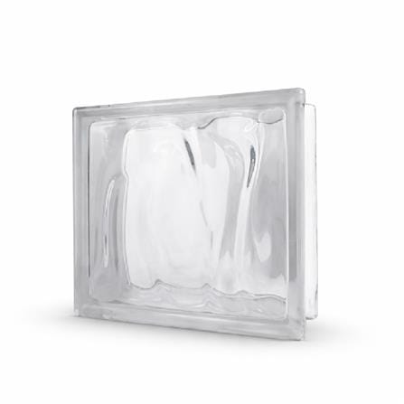 JING HUA GLASS BLOCK 19X19X8CM DREAM WAVE