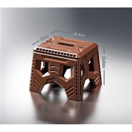 COSSY PLUS FOLDING STOOL CP-KK27B-BROWN