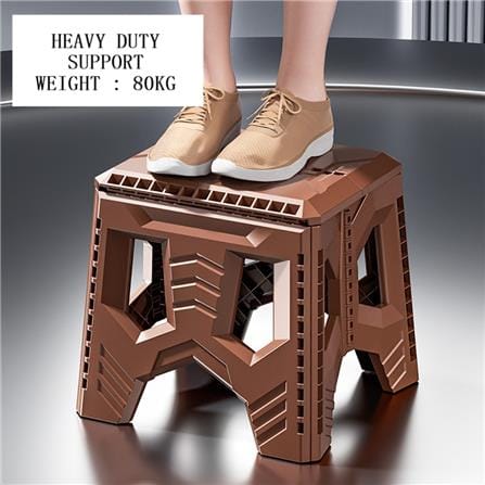 COSSY PLUS FOLDING STOOL CP-KK27B-BROWN