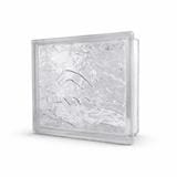 JING HUA GLASS BLOCK 19X19X8CM ICE BERG